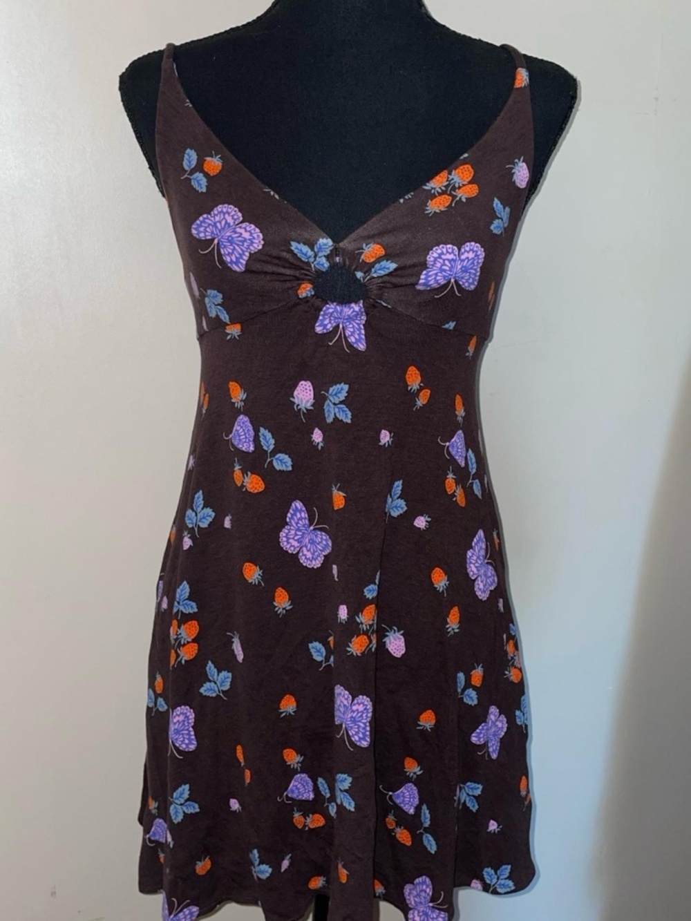 Urban Outfitters Strawberries and Butterflies Dress